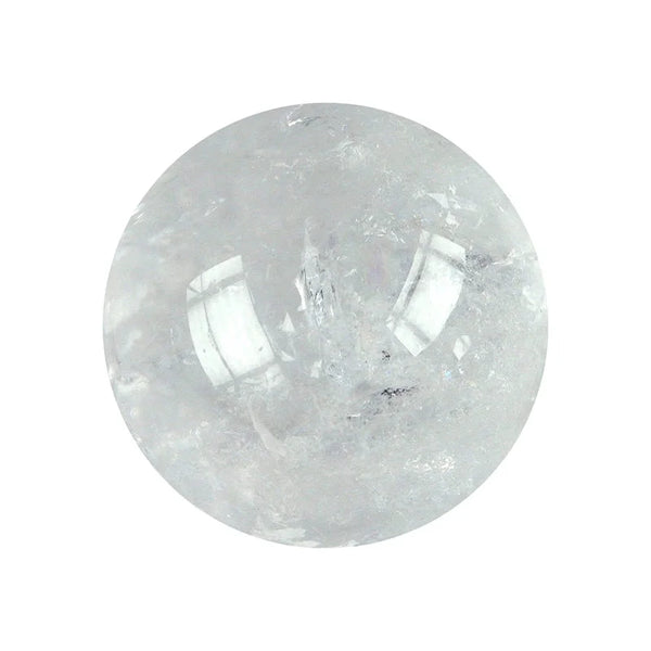 Yoni-Kugel aus Bergkristall
