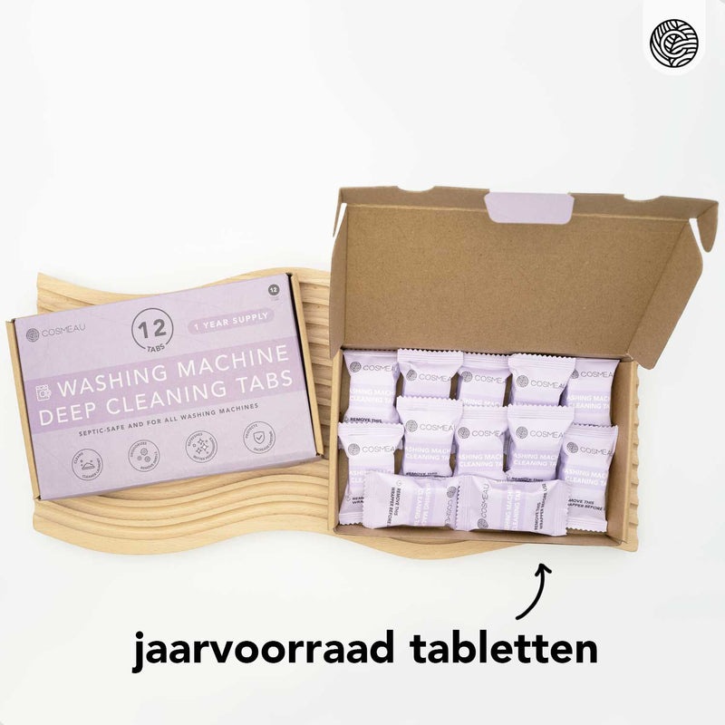 Bamboozy x Cosmeau - Tiefenreinigungstabletten für Waschmaschinen
