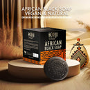 Kojie white african black soap vegan and natural