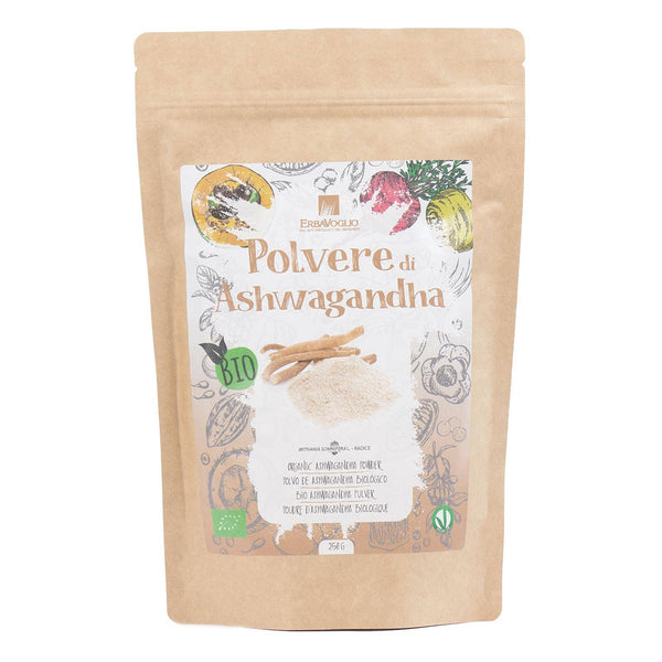 Bio-Ashwagandha-Pulver 250g - Stress, Ausdauer, Schlaf