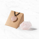 Myga Eco - Geode-Geschenkset - Rohstein und Anhänger, Auswahl aus 3 Kristallen