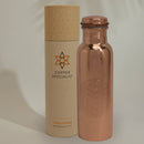 Ayurveda Specialist B.V. - Reine Kupferwasserflasche 750 ml – mit Blume des Lebens Gravur