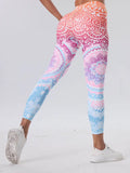 Legging de yoga taille haute avec de beaux motifs