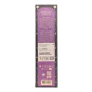 Rückseite einer Sagrada Madre Räucherstäbchen-Schachtel mit Vollmond-Ritual-Anweisungen auf Englisch und Spanisch, und "Fruit Base" Etikett.