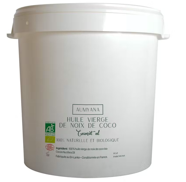 Aumyana - Natives Kokosöl 3,5 kg – 100% natürlich &amp; vielseitig
