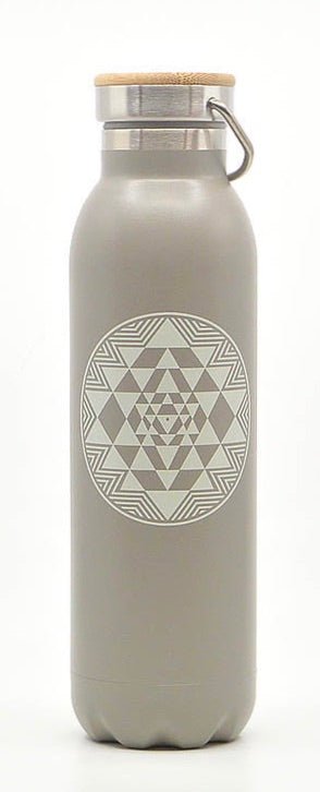 Isoliertrinkflasche mattgrau 600ml - Mana Kendra GmbH