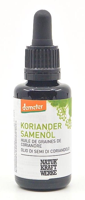 Koriandersamenöl Nativ Demeter 30ml - Mana Kendra GmbH