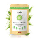 Bio Matcha Pulver 100g - Premium Qualität aus Japan - Vegan - Konzentration, Fettverbrennung, Gewicht, Abnehmen