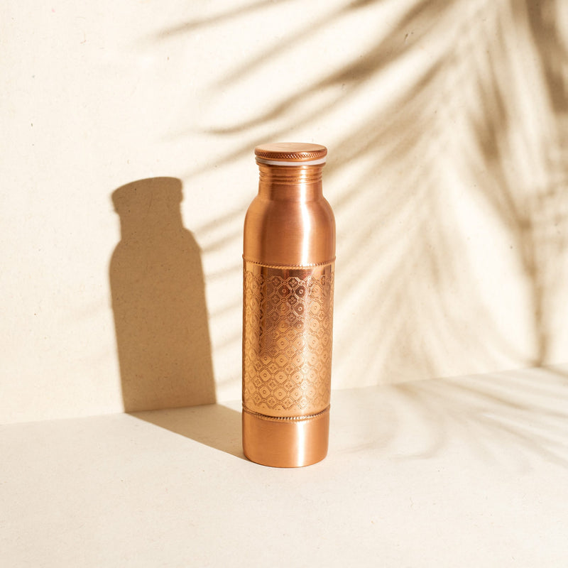 Mosaic copper bottle 900 ml