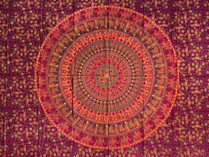 Ritual cloth, wall cloth, mandala 200x220cm