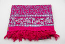 Pareo Sarong Lunghi mit Mandala-Muster - Pink - 140x100cm
