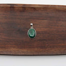 Silberanhänger mit Malachit – Handgefertigt & transformierend