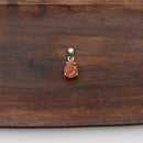 Silberanhänger mit facettiertem Sonnenstein – Handgefertigt & voller Lebensfreude