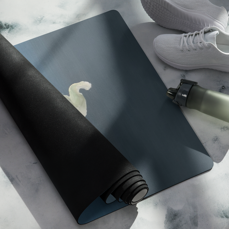 Yoga on Art Matte Cloud Flower – Premium Yogamatte aus Microsuede & Naturgummi