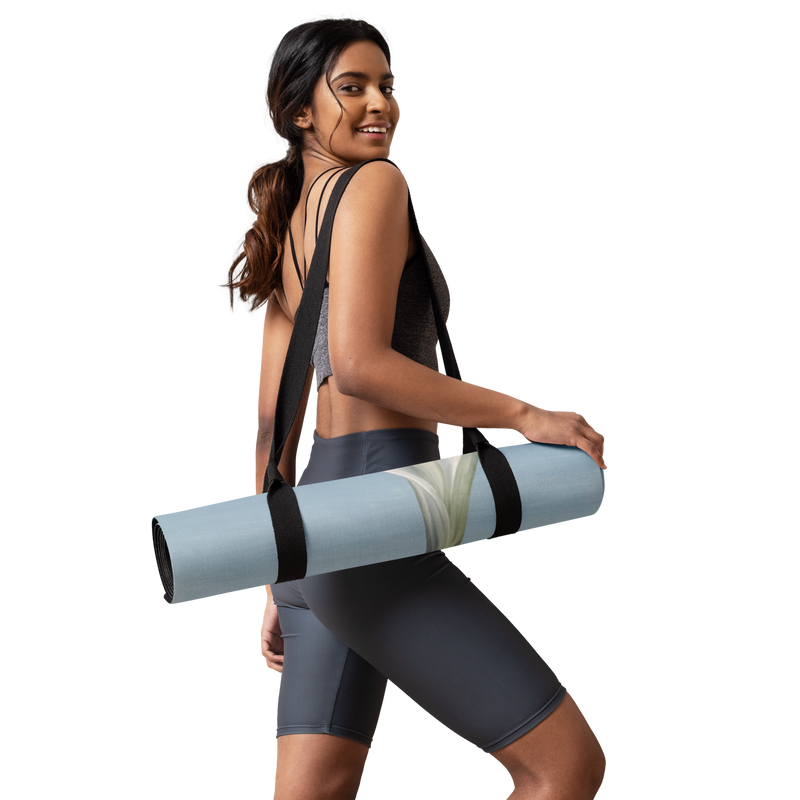 Yoga on Art Matte Cloud Flower – Premium Yogamatte aus Microsuede & Naturgummi