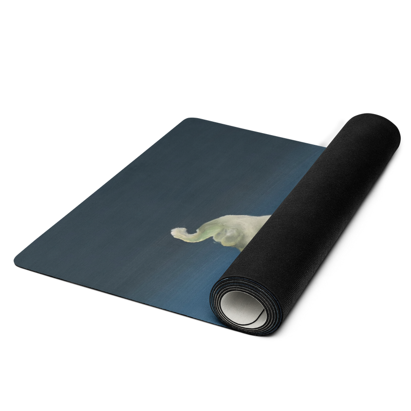 Yoga on Art Matte Cloud Flower – Premium Yogamatte aus Microsuede & Naturgummi