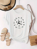 Yoga-T-Shirt Yogashirt Asanas