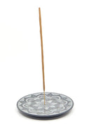 Räucherstäbchenhalter aus Speckstein Mandala, handgefertigt